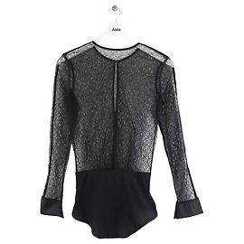 Eres Schwarzer Spitzenbody Schwarz