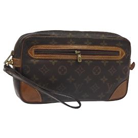 LOUIS VUITTON Monogram Marly Dragonne GM Bolsa Clutch M51825 LV Auth BA3368 Monograma