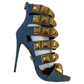 Denim con borchie Philipp Plein Blu