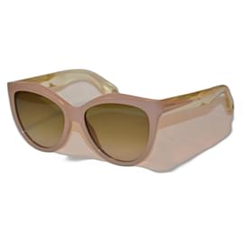 Givenchy óculos de sol Rosa Bege
