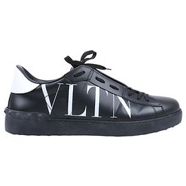 Baskets en cuir Valentino Garavani VLTN en noir et blanc, taille 42 EU Blanc