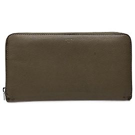 Céline Cartera Zippy vintage Celine Paris beige Gris