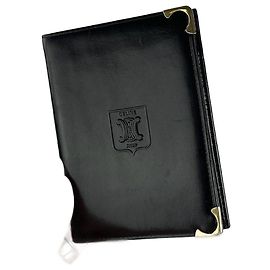 Céline Vintage Celine Paris Foldable Leather wallet black Black
