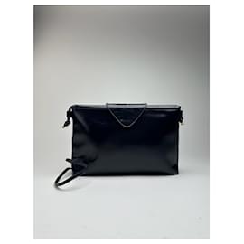 Givenchy-Vintage Givenchy Patent leather bag black-Navy blue