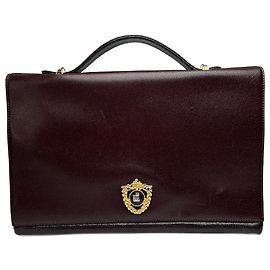 Sac en cuir vintage Givenchy marron Violet