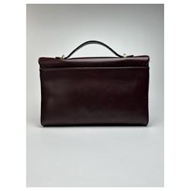 Givenchy-Vintage Givenchy Leather bag brown-Purple