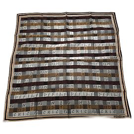 Sciarpa Fendi Vintage Marrone Marrone
