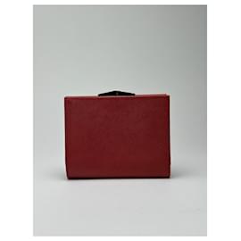 Givenchy-Vintage Givenchy Leather Wallet red-Red