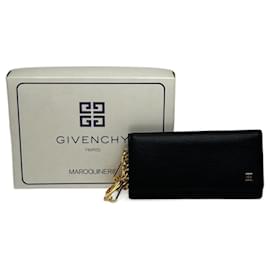 Givenchy-Vintage Givenchy Leather key Holder black-Black