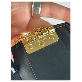 Givenchy-Vintage Givenchy Leather key Holder black-Black