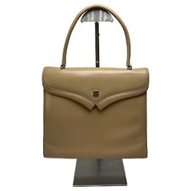 Bolsa de couro vintage Givenchy bege Bege