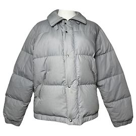 Veste en polyester grise classique Moncler Gris