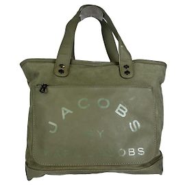 Bolso de algodón verde Marc by Marc Jacobs Verde