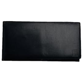 Givenchy-Givenchy GV Black Leather Purse-Black