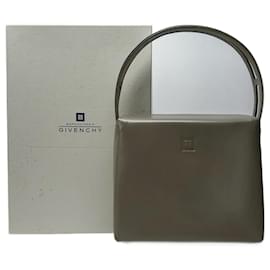 Givenchy-Vintage Givenchy Patent Leather 4G bag grey-Grey