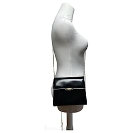 Givenchy-Vintage Givenchy Patent Leather Bag Black-Black