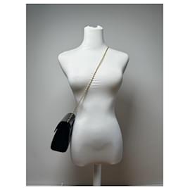 Givenchy-Vintage Givenchy Patent Leather Bag Black-Black