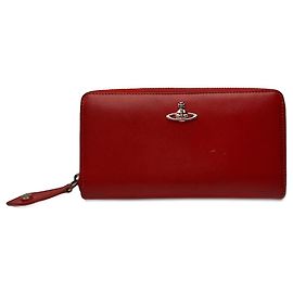 Vintage Vivienne Westwood leather wallet red Red