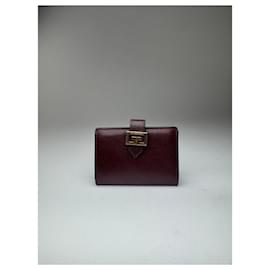 Givenchy-Vintage Givenchy Leather Card holder purple-Purple