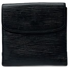 Vintage Fendi Roma EPI Leather Wallet black Black