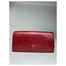 Givenchy-Vintage Givenchy Leather wallet red-Red