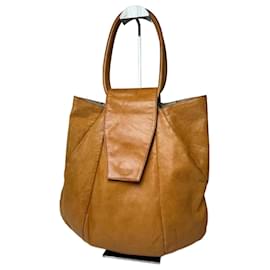 Bolso de cuero camel 2 en 1 Vintage Vivienne Westwood Camello