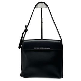Bolsa de couro vintage Givenchy preta Preto