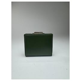 Givenchy-Vintage Givenchy Leather wallet green-Green