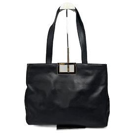 Bolsa de couro vintage Salvatore Ferragamo preta Preto