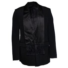 Givenchy, Blazer con revers in nero Nero