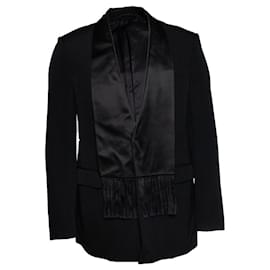 Givenchy-Givenchy, Scarf lapel blazer in black-Black