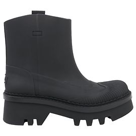 Chloé Botas de lluvia de goma Chloe, negras 032324, talla 39 EU Negro