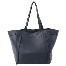 Céline Sac cabas Tie Shoulder Phantom Small Hippo de CELINE en bleu marine Bleu Marine