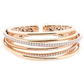 Pulsera De Grisogono Allegra en oro rosa con diamantes Rosa