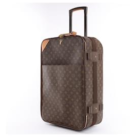 Louis Vuitton-Louis Vuitton Monogram Suitcase Pegase 55 Travel Bag M23294-Brown