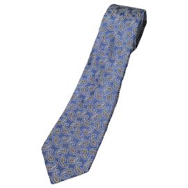 Autre Marque Kiton Silk Tie Blue
