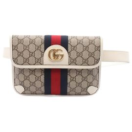 Sac banane Ophidia GG Supreme de Gucci Multicolore Beige Écru