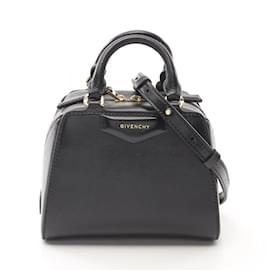 Givenchy-Givenchy Antigona Cube Nano Handbag-Black