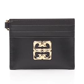 Givenchy-Givenchy 4G Liquid Card Holder-Black