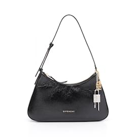 Givenchy-Givenchy Black Leather Shoulder Bag-Black