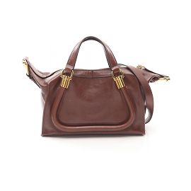 Chloé Chloe Paraty 24 Small Back Handbag Brown