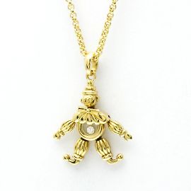 Collar Pierrot Happy Diamonds de Chopard Dorado