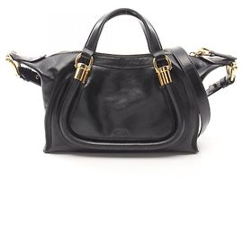 Chloé Paraty 24 Small Handbag Black