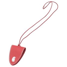 Goyard Black Universal Charm Leather Handbag Charm Red