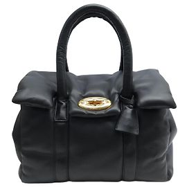 NUOVA BORSA MULBERRY BAYSWATER BUBBLE NERA IN PELLE NAPPA Nero