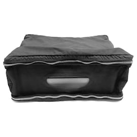 Hermès-HOUSSE HERMES POUR BAGAGE A MAIN SACOCHE PLEASE COME BACK COTON SUITCASE COVER-Noir