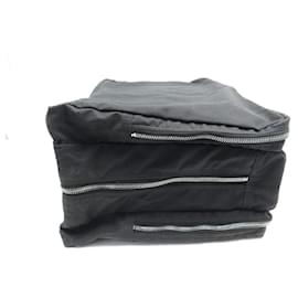 Hermès-HOUSSE HERMES POUR BAGAGE A MAIN SACOCHE PLEASE COME BACK COTON SUITCASE COVER-Noir