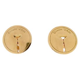 PENDIENTES DINH VAN PINS EN ORO AMARILLO DE 18K 3.8GR PENDIENTES DE ORO Dorado
