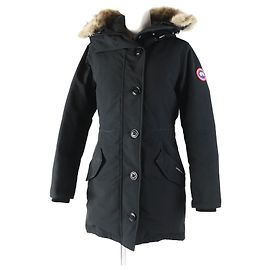 Canada Goose Rossclair Parka Down Coat Black S Black