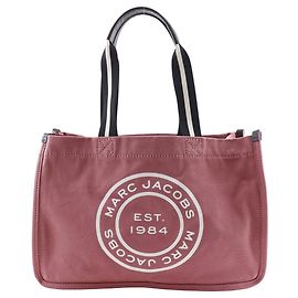 Autre Marque Bolsa tote de lona com logo Marc Jacobs rosa Rosa